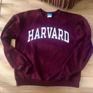 Maroon Harvard Crew Neck